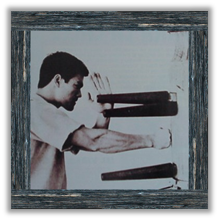 Bruce Lee JKD Wooden Dummy Practice